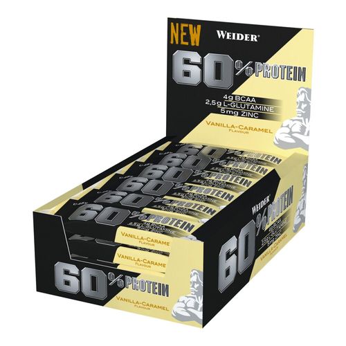 60% Protein Bar - Vanilla Caramel Boite De 24