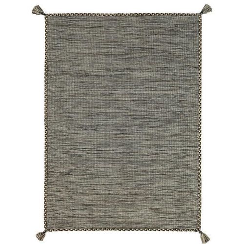 Sahara - Tapis 100% Coton Tissé Et Tressé - 160 X 230 Cm - Marron