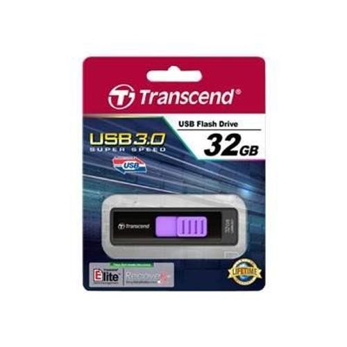 Transcend JetFlash 760 - Clé USB - 32 Go - USB 3.0 - noir élégant