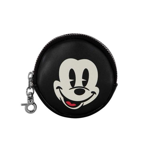 Mickey Mouse Face Porte-monnaie Cookie, Noir