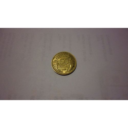 France 50 Centimes Morlon 1939