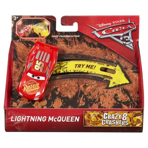 Mattel Cars - Crazy 8 Véhicule 1/55e Flash Mcqueen