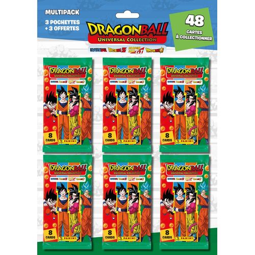 Stickers Dragon Ball Universal Tc Pack 3+3