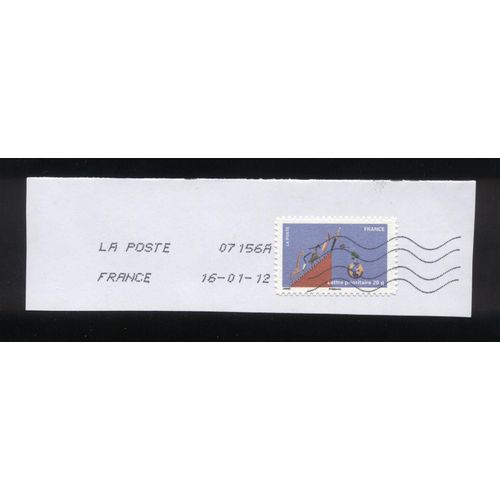 Timbre Oblitéré Used Stamp Fête Du Timbre 2011 Carnet De 12 Timbres Auto-Adhésifs Timbre 7 France 2011 Wns N° Fr027.11