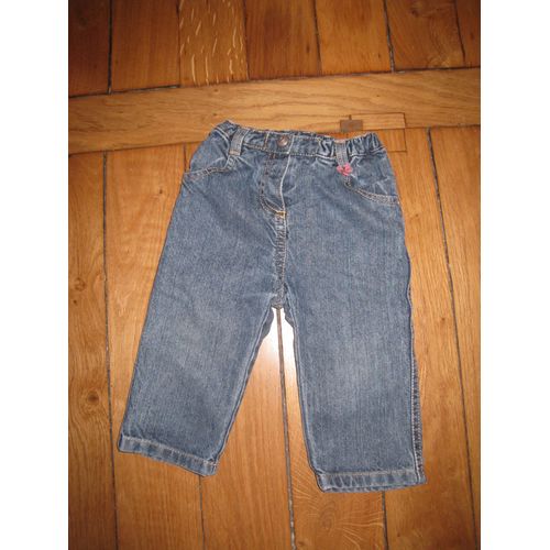 Pantalon En Jeans Petit Bateau 12 Mois