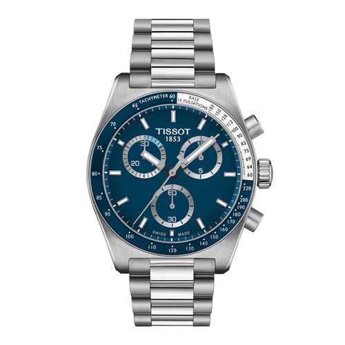 Tissot - Montre Homme Pr516 Bleu T1494171104100 - Argenté
