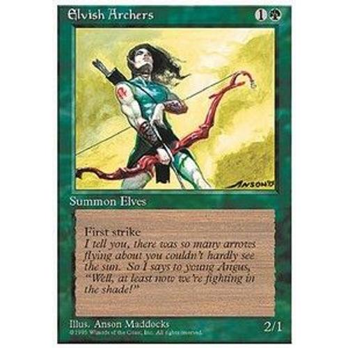 Archers Elfes N°243 - Carte Magic The Gathering - 4° Edition