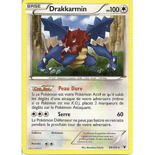 Drakkarmin (89/101) - Pokemon Noir Et Blanc Nobles Victoires
