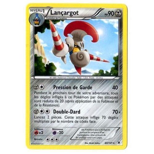 Lançargot (80/101) - Pokemon Noir Et Blanc Nobles Victoires