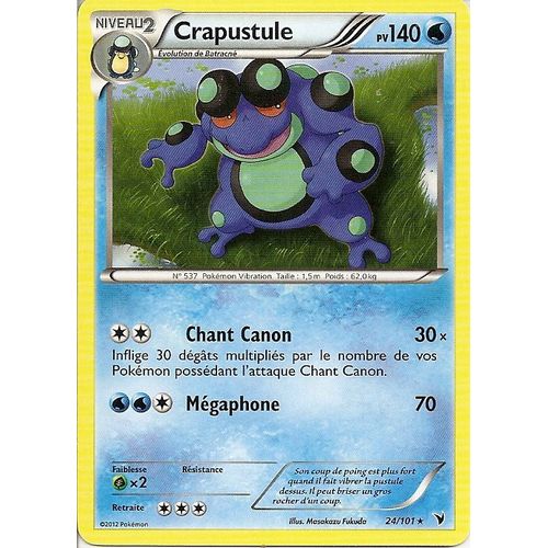 Crapustule (24/101) - Pokemon Noir Et Blanc Nobles Victoires
