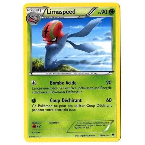 Limaspeed (12/101) - Pokemon Noir Et Blanc Nobles Victoires