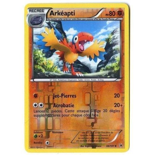 Arkéapti (66/101) - Pokemon Noir Et Blanc Nobles Victoires