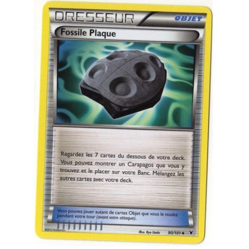 Dresseur Fossile Plaque (90/101) - Pokemon Noir Et Blanc Nobles Victoires