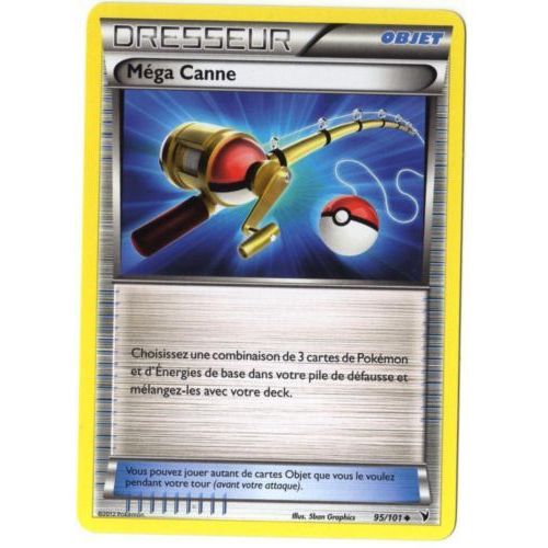 Dresseur Méga Canne (95/101) - Pokemon Noir Et Blanc Nobles Victoires
