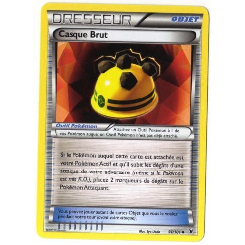 Dresseur Casque Brut  (94/101) - Pokemon Noir Et Blanc Nobles Victoires