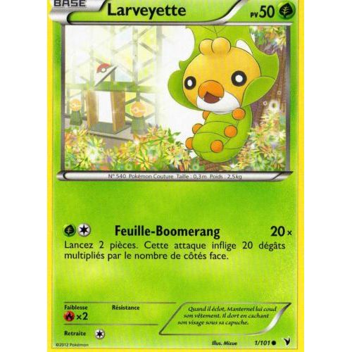 Larveyette (1/101) - Pokemon Noir Et Blanc Nobles Victoires