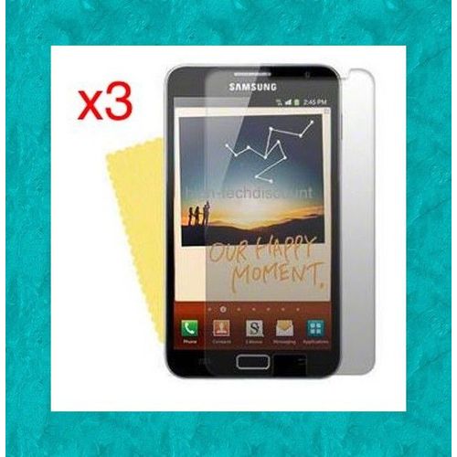 Films Protection Écran Screenguard Pour Samsung Galaxy Note I9220 - Lot De 3