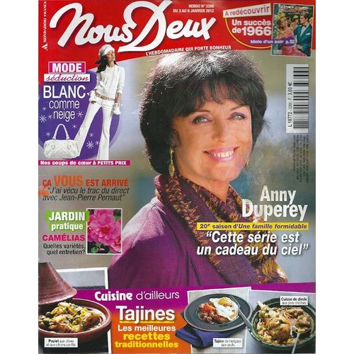 Nous Deux 3366 Anny Duperey Valerie Damidot Severine Ferrer Benjamin Castaldi Sylvie Vartan