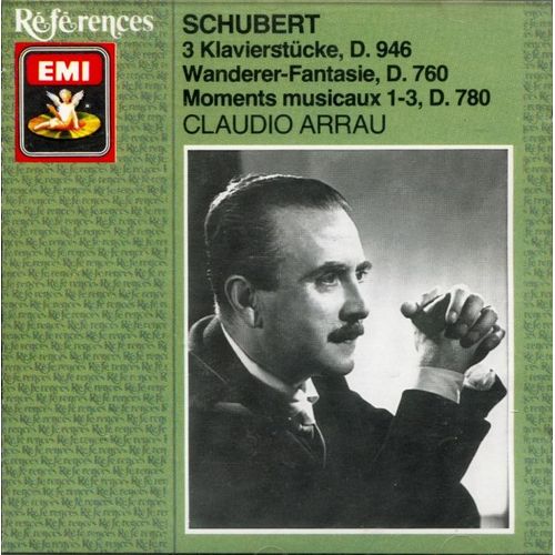 Franz Schubert : 3 Klavierstücke, D. 946 / Wanderer-Fantasie, D. 760 / Moments Musicaux 1-3, D. 780