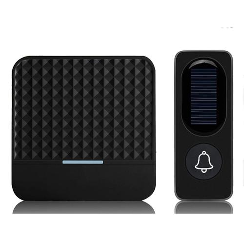 Wireless Solar Doorbell Ip65 Waterproof 300m Doorbells Chime Kit Solar Power Charging Outdoor Doorbells-Us Plug