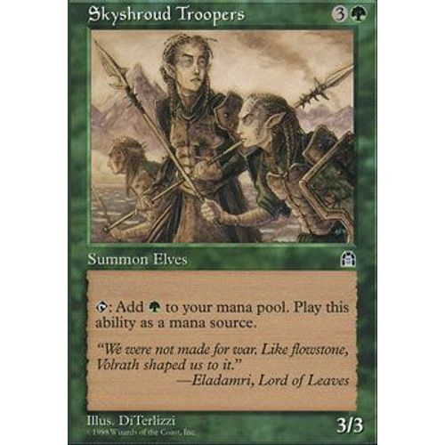Troupiers De Linciel ( Skyshroud Troopers ) - Magic Mtg - Forteresse Vf E 115 - C