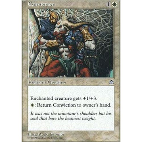 Conviction ( Conviction ) - Magic Mtg - Forteresse Vf E 5 - C