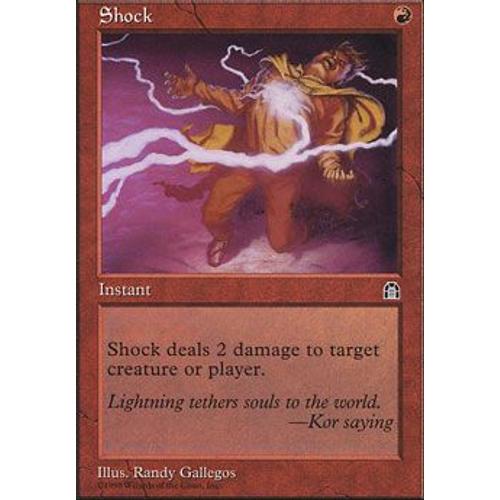 Choc ( Shock ) - Magic Mtg - Forteresse Vf E 98 - C