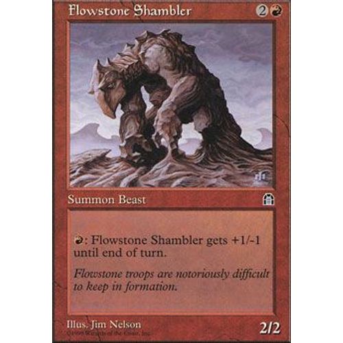 Escogriffe De Fluipierre ( Flowstone Shambler ) - Magic Mtg - Forteresse Vf E 86 - C