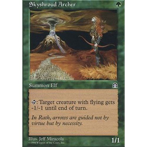 Archer De Linciel ( Skyshroud Archer ) - Magic Mtg - Forteresse Vf E 114 - C