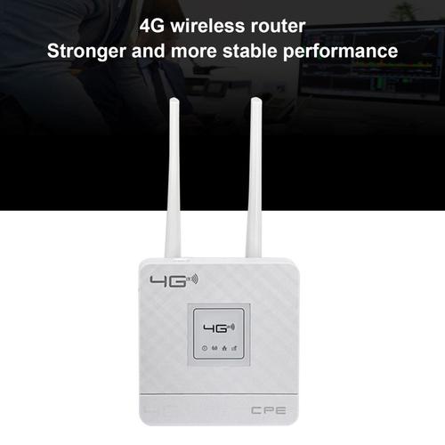 4g Cpe Wireless Router 150mbps Wifi Modem Lte Router External Antennas With Rj45 Port And Sim Card Slot Us Plug A