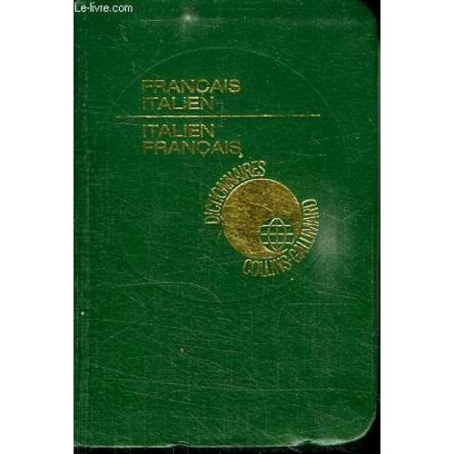 Dictionnaire Francais Italien, Italien Francais.