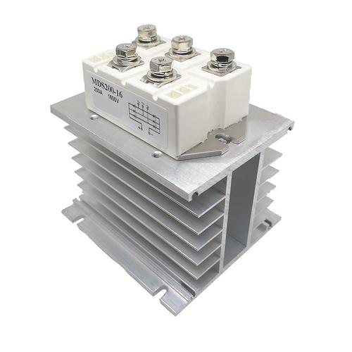 Three Phase Bridge Rectifier Mds200-16 Mds200a/1600v Rectifier Module