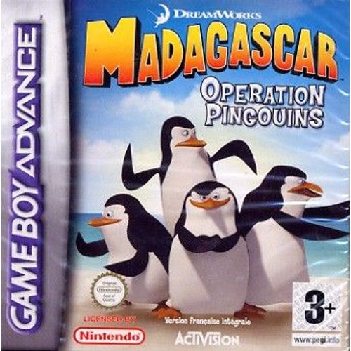 Madagascar Operation Pingouins Version Française Game Boy Advance