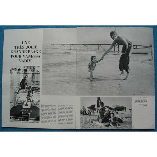 Jours De France N°774, Coupure De Presse: Roger Vadim, Jane Fonda, Annette Vadim
