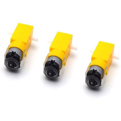 8pcs Dc3v-6v Dc Geared Motor, For Aircraft Toys/Robotic Body/Four-Wheel Drive Toy Car, Double Axis 1:48