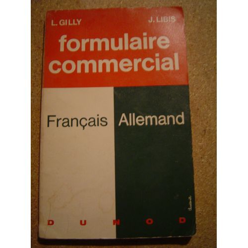Formulaire Commercial Français Allemand