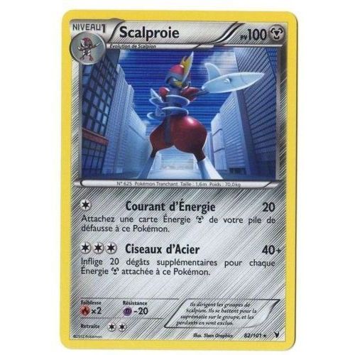 Scalproie (82/101) - Pokemon Noir Et Blanc Nobles Victoires