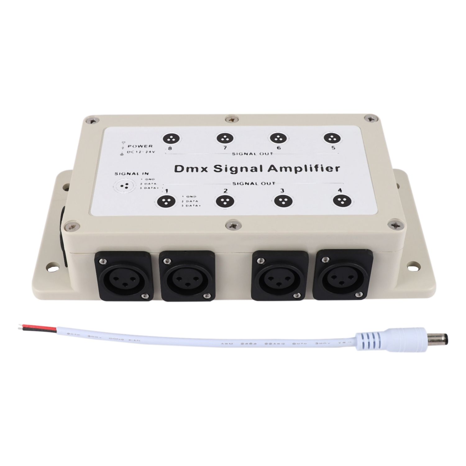 Dc12-24v 8 Channel Output Dmx Dmx512 Led Controller Signal Amplifier Splitter Distributor For Home Equipments