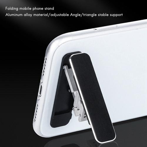 Universal Mini Size Aluminum Portable Folding Desk Mount Holder Grey Tablet Mobile Phone Foldable Stand For Cellphone