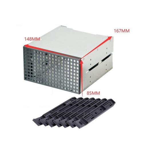 3-Bay Hard Drive Cage Rack 2xoptical Drive Space To 3x3.5 Inch Hard Drive Space 2 Chassis Drives In The Chassis