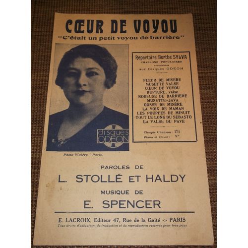Coeur De Voyou Berthe Sylva