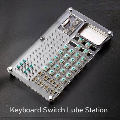 Switches Lube Station Keyboard Switches Lubricate Plate Switch Lubricant Workbench Switch Lube Platform Switch Tester, B