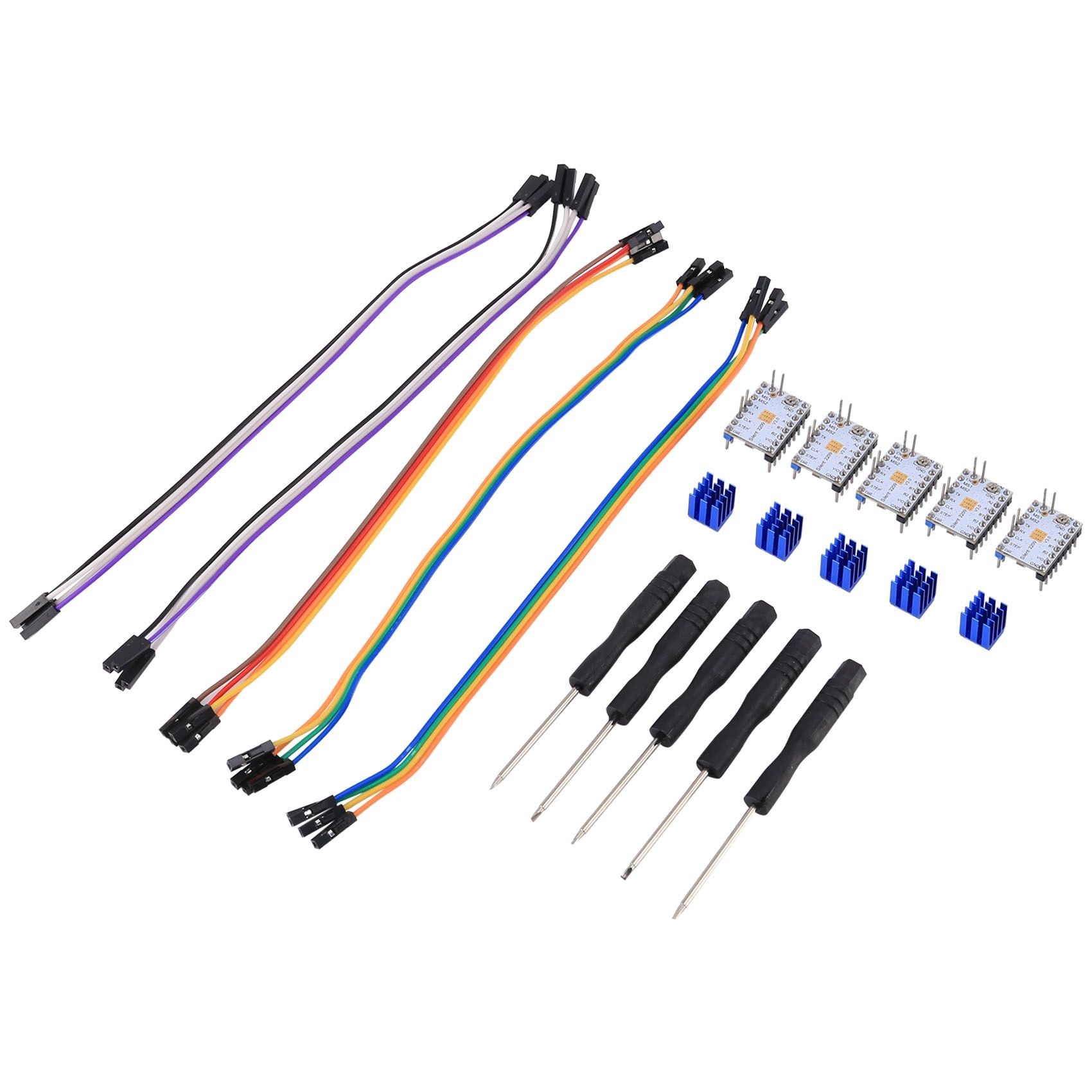 5pcs Tmc2209 V3.0 Stepper Motor Driver Stepping Rod Silent D...