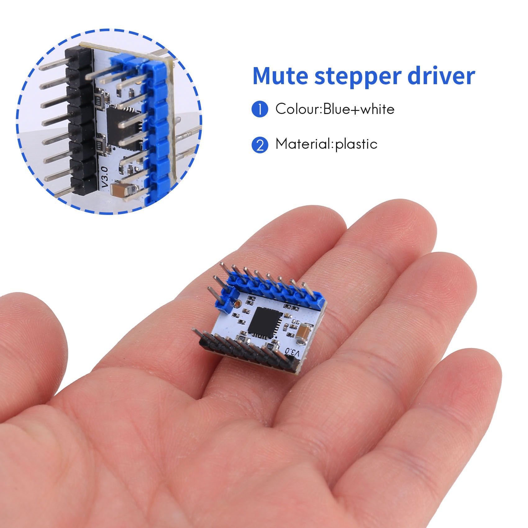 5pcs Tmc2209 V3.0 Stepper Motor Driver Stepping Rod Silent D... - 2
