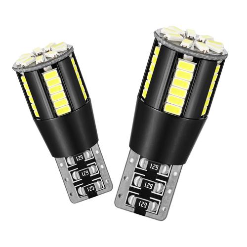 194 Ampou Le Led 6000k Blanc Super Brillant 168 2825 W5w T10 Coin 39-Smd 3014 Chipsets Led Rechange Sans Erreur Pour Voiture Dôme Carte Porte Lumières Plaque De Licence (2 Pcs)