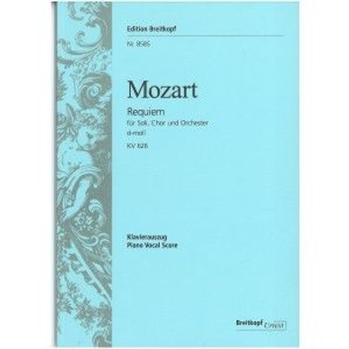 Requiem D-Moll Kv 626, Piano Et Chant