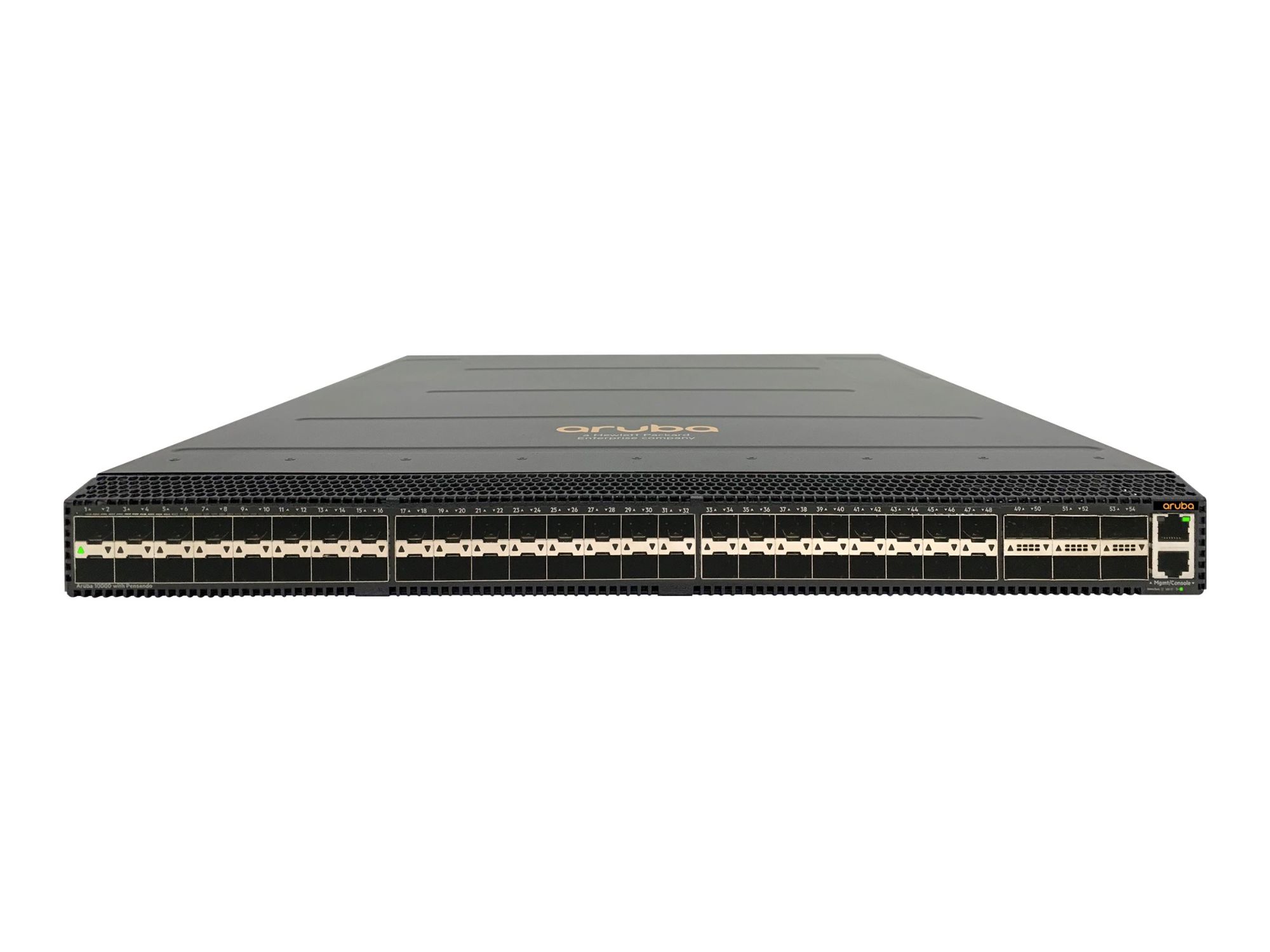 HPE Aruba CX 10000-48Y6C - Commutateur - C3 - Géré - 48 x 1/10/25 Gigabit Ethernet SFP / SFP+ / SFP28 + 6 x 40/100 Gigabit QSFP+ / QSFP28 - flux d'air de l'arrière vers l'avant - Montable sur...