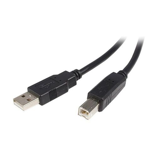 StarTech.com Câble USB 2.0 A vers B de 5 m - Cordon USB A vers USB B - M/M - Câble USB - USB (M) pour USB type B (M) - USB 2.0 - 5 m - noir