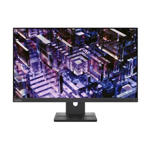 Lenovo ThinkVision E24q-30 - Écran LED - 24" (23.8" visualisable) - 2560 x 1440 QHD @ 100 Hz - IPS - 300 cd/m² - 1300:1 - 4 ms - HDMI, DisplayPort - haut-parleurs - noir corbeau