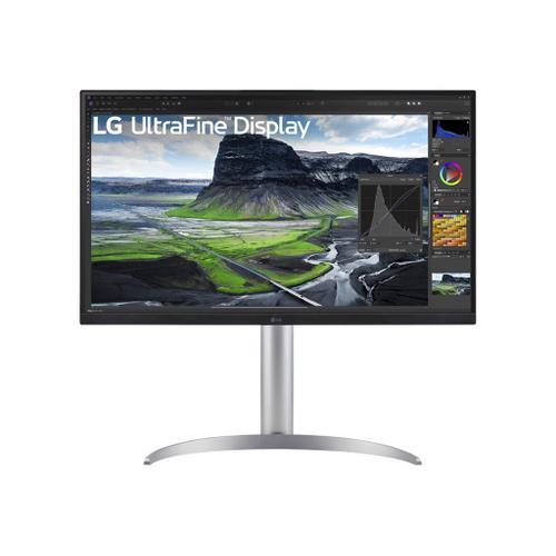 LG UltraFine 27UQ850V-W - UQ850V Series - écran LED - 27" - 3840 x 2160 4K @ 60 Hz - IPS - 500 cd/m² - 2000:1 - DisplayHDR 400 - 5 ms - 2xHDMI, DisplayPort, USB-C - haut-parleurs